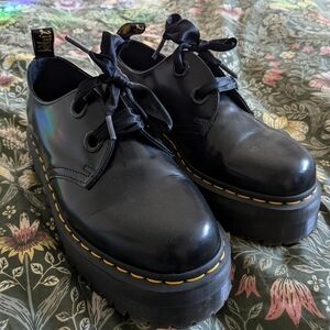 Dr. Martens Black Platform Shoes